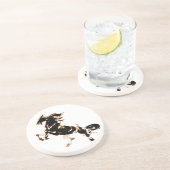 En Grès Dessous de verre sauvage à cheval (Côté)