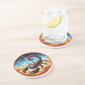 En Grès Dessous de verre Scorpio (Côté)