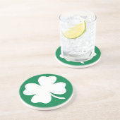 En Grès Dessous de verre shamrock (Côté)