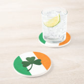 En Grès Dessous de verre Shamrock irlandais (Côté)