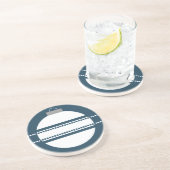 En Grès Dessous de verre simple et chic, Royal Blue (Côté)