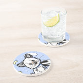 En Grès Dessous de verre Smidge Kitten (Côté)