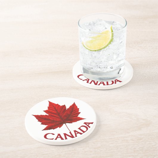 En Grès Dessous de verre souvenir Canada Dessous de verre  (Côté)