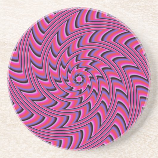 En Grès Dessous de verre spiral (Devant)