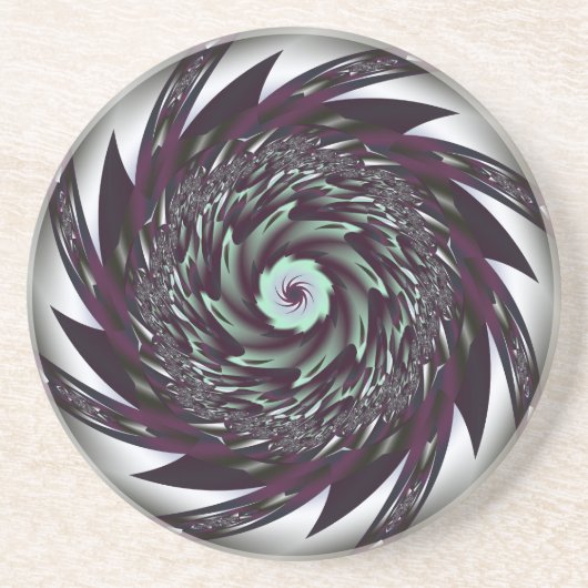 En Grès Dessous de verre spiral (Devant)
