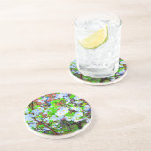 En Grès dessous de verre 'Spring Blossoms' (Côté)