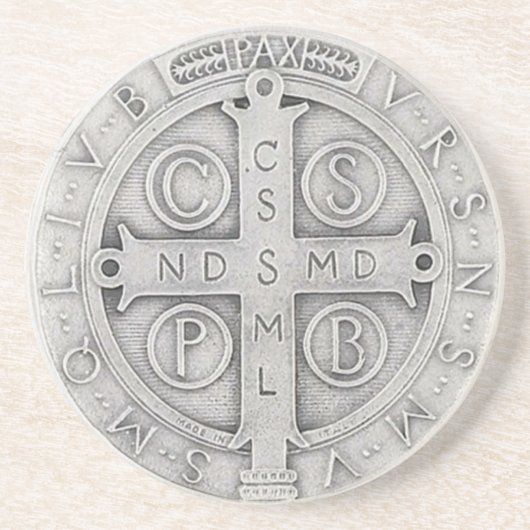 En Grès Dessous de verre St Benedict (Devant)