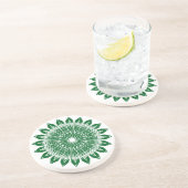 En Grès Dessous de verre Sun géométriques (Côté)