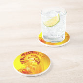 En Grès Dessous de verre Sun King (Côté)