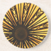 En Grès Dessous de verre Sunburst Sandstone (Devant)