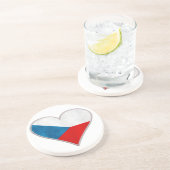 En Grès Dessous de verre TCHÈQUE (Côté)