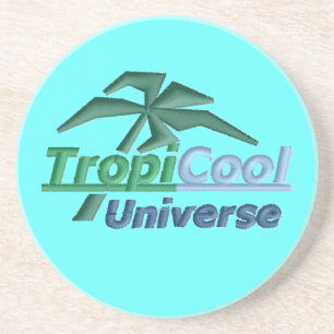 En Grès Dessous de verre TCU (bleu)