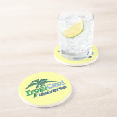 En Grès Dessous de verre TCU (jaune) (Côté)