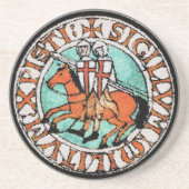 En Grès Dessous de verre Température Chevalier (Devant)