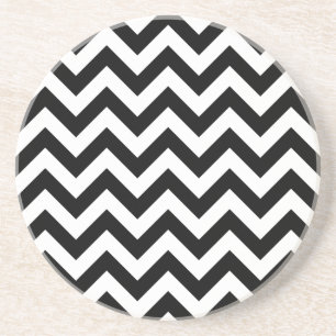 En Grès Dessous de verre tendance Chevron