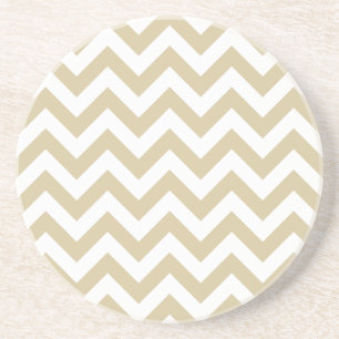 En Grès Dessous de verre tendance Chevron