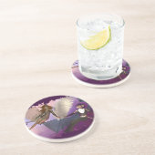 En Grès Dessous de verre tenté (Côté)