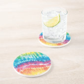 En Grès Dessous de verre Tie Dye (Côté)