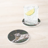 En Grès Dessous de verre tigre (Côté)