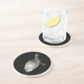 En Grès Dessous de verre tortue (Côté)