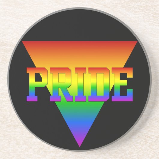 En Grès Dessous de verre Triangle Pride (Devant)
