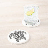 En Grès Dessous de verre tribaux de tortue de mer (Côté)