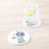 En Grès Dessous de verre Unicorn Bébé Cartoon Joy (Côté)