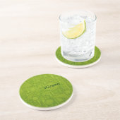 En Grès Dessous de verre vert cool ! (Côté)