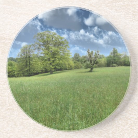 En Grès Dessous de verre vert des Appalaches (Devant)