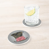 En Grès " Dessous de verre victoriens "fous (Côté)