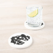 En Grès Dessous de verre visage de Chihuahua – Dessin à l' (Côté)