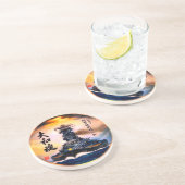 En Grès Dessous de verre Yamato (Côté)