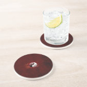 En Grès dessous de verre yin yang (Côté)