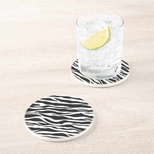 En Grès Dessous de verre Zebra (Côté)