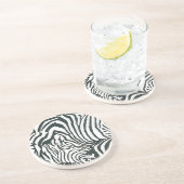 En Grès Dessous de verre Zebra (Côté)