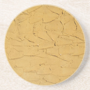 En Grès Divers. Série Stucco — Dessous de verre jaune—1 de