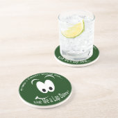 En Grès Donne-moi un Dessous de verre foncé de danse de la (Côté)