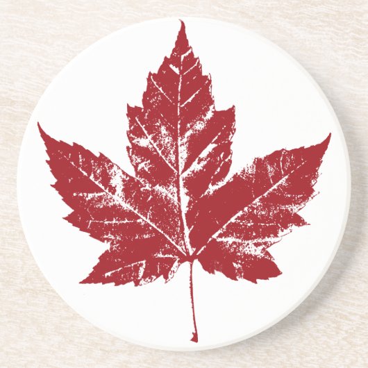 En Grès Drapeau Canada Dessous de verre souvenir Canada Ca (Devant)