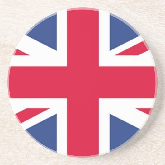 En Grès Drapeau du Dessous de verre britannique (Devant)