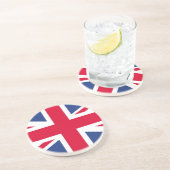 En Grès Drapeau du Dessous de verre britannique (Côté)