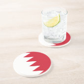 En Grès Drapeau patriotique du Dessous de verre de Bahreïn (Côté)
