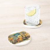 En Grès Égypte ancienne 3 Dessous de verre (Côté)