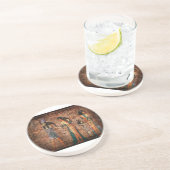 En Grès Égypte ancienne 4 Dessous de verre (Côté)