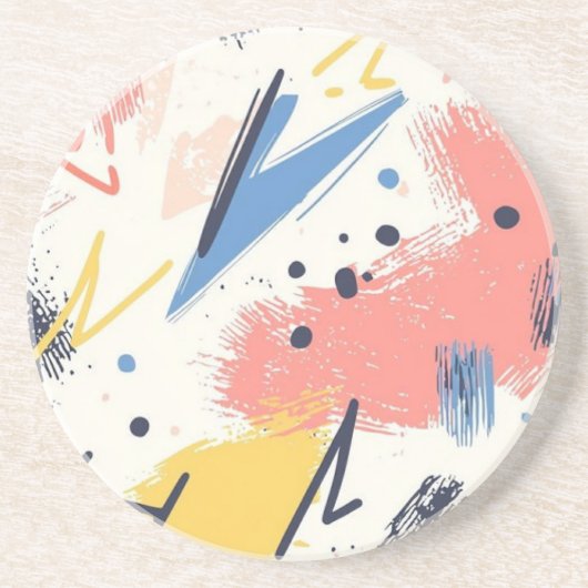 En Grès Elégant Dessous de verre Sandstone - Absorbent & S (Devant)