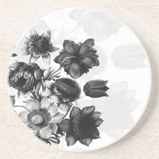 En Grès Élégants Dessous de verre Mariages à fleurs (Devant)