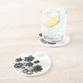 En Grès Élégants Dessous de verre Mariages à fleurs (Côté)