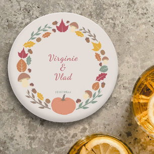 En Grès  et Dessous de verre Mariage de automne