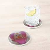 En Grès Face d'orchidée - Dessous de verre (Côté)