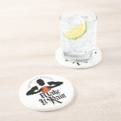 En Grès Faire pleuvoir (Basketball) Dessous de verre (Côté)