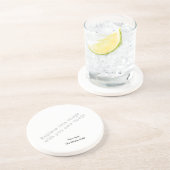 En Grès Faites vos propres dessous de verre (Côté)